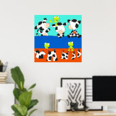 dag van koe en kikkerwas. poster (Thuiskantoor)