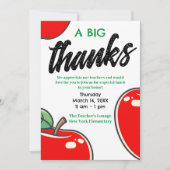 Dag van leraren | Leerlingenwaardering grote Bedan Kaart (Voorkant)