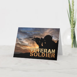 Dag van militaire veteranenveteranen feestdagen kaart