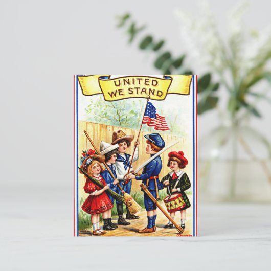  dag van onafhankelijkheid briefkaart (Staand voorkant)