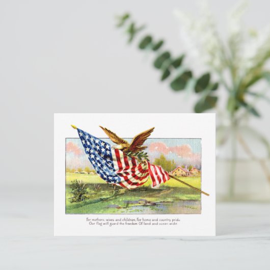  dag van onafhankelijkheid briefkaart (Staand voorkant)