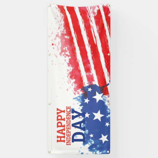 dag van onafhankelijkheid spandoek (Verticaal)