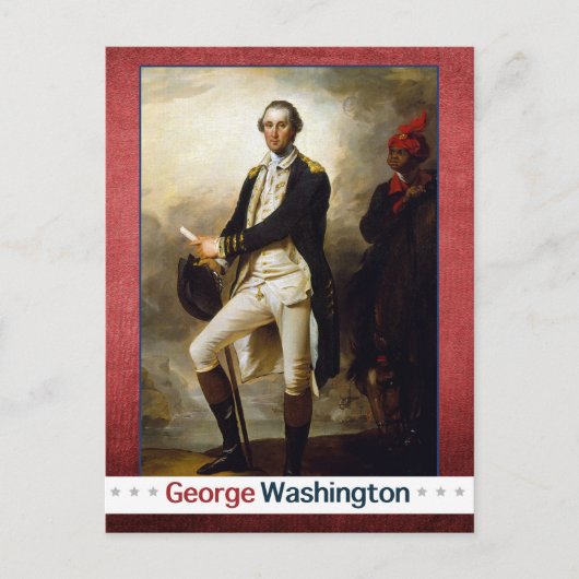 Dag van president: George Washington Briefkaart (Voorkant)