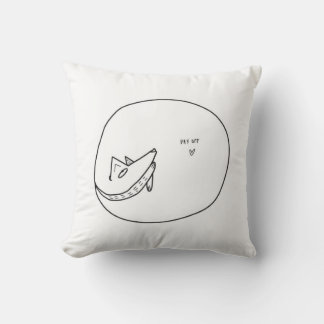 Dag van retro stijl dier hond ontspannen weekend kussen