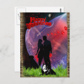 Dag van Romance Briefkaart (Voorkant / Achterkant)