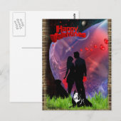 Dag van Romance Briefkaart (Voorkant / Achterkant)