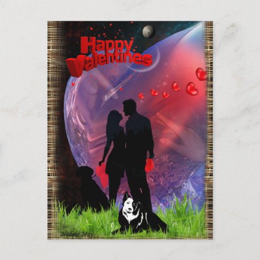 Dag van Romance Briefkaart (Voorkant)