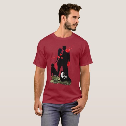 Dag van Romance T-shirt (Voorkant volledig)