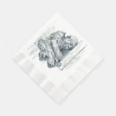 Dag van Rust - Young Ape Gorilla Servet (Hoek)