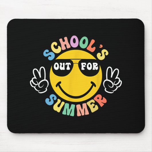 Dag van School Afstuderen Groovy Scholen Kinder zo Muismat (Voorkant)