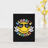 Dag van School Afstuderen Groovy Scholen Uit Voor Kaart (Gele Bloem)