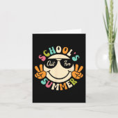 Dag van School Afstuderen Groovy Scholen Uit Voor Kaart (Voorkant)