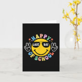 Dag van School Afstuderen Groovy Schools Student T Kaart (Gele Bloem)