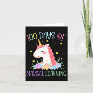 Dag van School Eenhoorn 100 dagen Magisch Leren GI Kaart