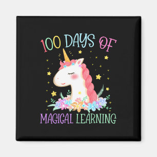 Dag van School Eenhoorn 100 dagen Magisch Leren GI Magneet