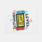 Dag van School Gamer Fleece Deken (Voorkant (Horizontaal))