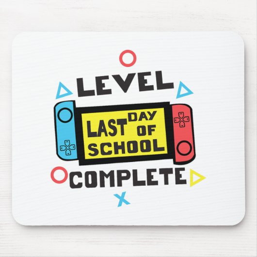 Dag van School Gamer Muismat (Voorkant)