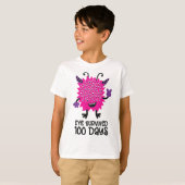 Dag van School Monster Meisjes Kinder Eye overleef T-shirt (Voorkant volledig)