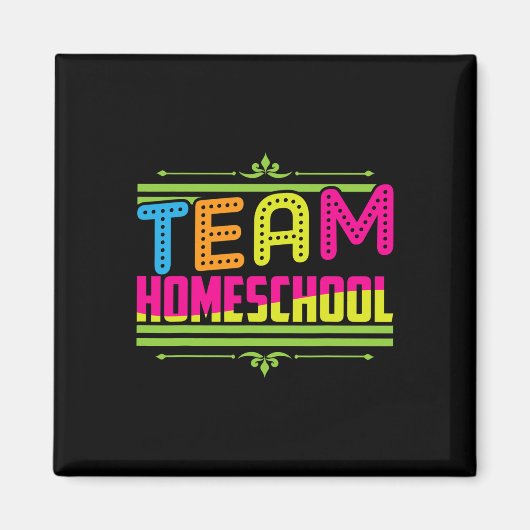 Dag van School Team Homeschool leraar Magneet (Voorkant)