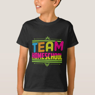 Dag van School Team Homeschool leraar T-shirt