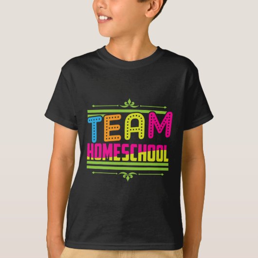 Dag van School Team Homeschool leraar T-shirt (Voorkant)