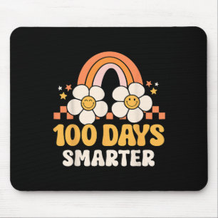 Dag van schoolleraar 100 dagen slimmer regenboog K Muismat