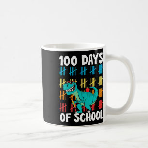 Dag van schoolleraren Kinder jongens Dino Happy 10 Koffiemok