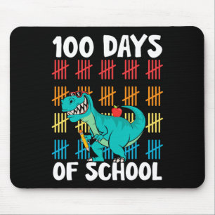 Dag van schoolleraren Kinder jongens Dino Happy 10 Muismat