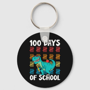 Dag van schoolleraren Kinder jongens Dino Happy 10 Sleutelhanger
