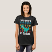 Dag van schoolleraren Kinder jongens Dino Happy 10 T-shirt (Voorkant volledig)