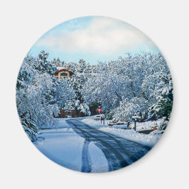 Dag van sneeuw Sedona, magneet