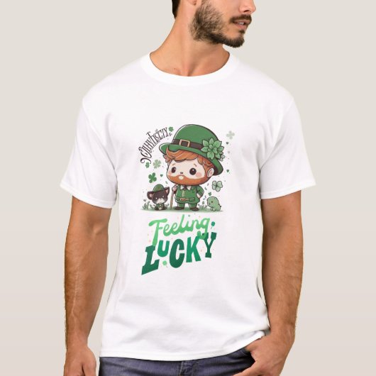Dag van St. Patrick in stijl! T-shirt (Voorkant)