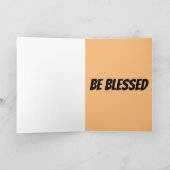 DAG VAN THANKSGIVING KAARTEN, GOD ZEGENE JE KAART (Binnen)