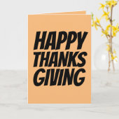 DAG VAN THANKSGIVING KAARTEN, GOD ZEGENE JE KAART (Gele Bloem)