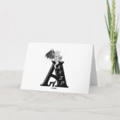 Dag van valentijn, hart, ventilator, puppy en vlin feestdagen kaart (Achterkant)