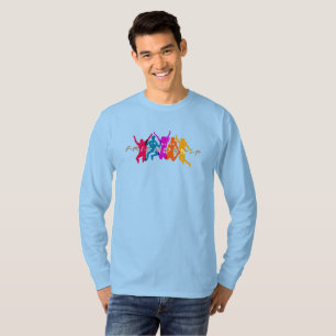 Dag van vriendschap Lange hoes van Mannen T-shirt