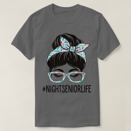 Dag van waardering van de nacht Vrouwendag Bun T-shirt (Design voorkant)