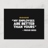 Dag van waardering van werknemers - Schadecadeau b Briefkaart (Voorkant)