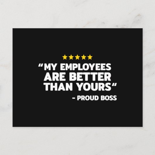 Dag van waardering van werknemers - Schadecadeau b Briefkaart (Voorkant)