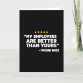 Dag van waardering van werknemers - Schadecadeau b Kaart (Voorkant)