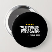 Dag van waardering van werknemers - Schadecadeau b Ronde Button 4,0 Cm (Voorkant /achterkant)