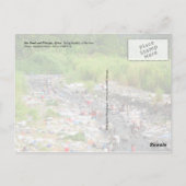 Dag van wasgoed in Sao Tomé en Principe, Afrika Briefkaart (Achterkant)