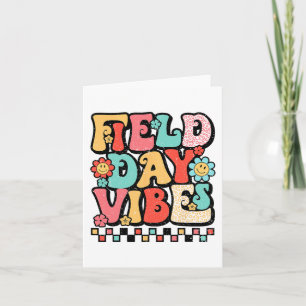 Dag Vibes Groovy Summer Teacher Kind Laatste dag v Kaart