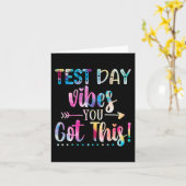 Dag Vibes Je hebt deze leraar Schattige Tie Dye Te Kaart (Gele Bloem)