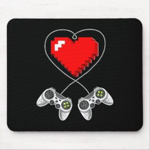 Dag Video Game Controller Hart Gamer Gift Boys Muismat