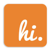 dag vierkante visitekaartje