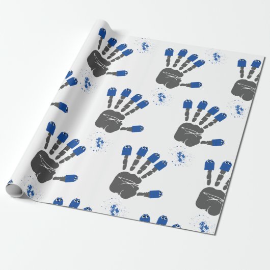 Dag vijf cadeaupapier (Uitgerold)