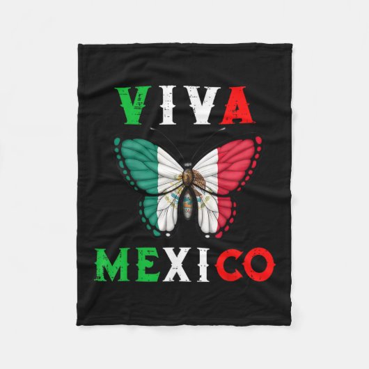 Dag Vlinder Mexico Vrouwen Meisjes Kinder Fleece Deken (Voorkant)