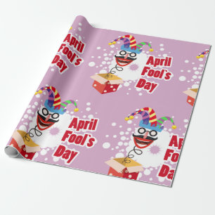 Dag voor april cadeaupapier