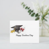 dag voor blije leraren feestdagenkaart (Staand voorkant)